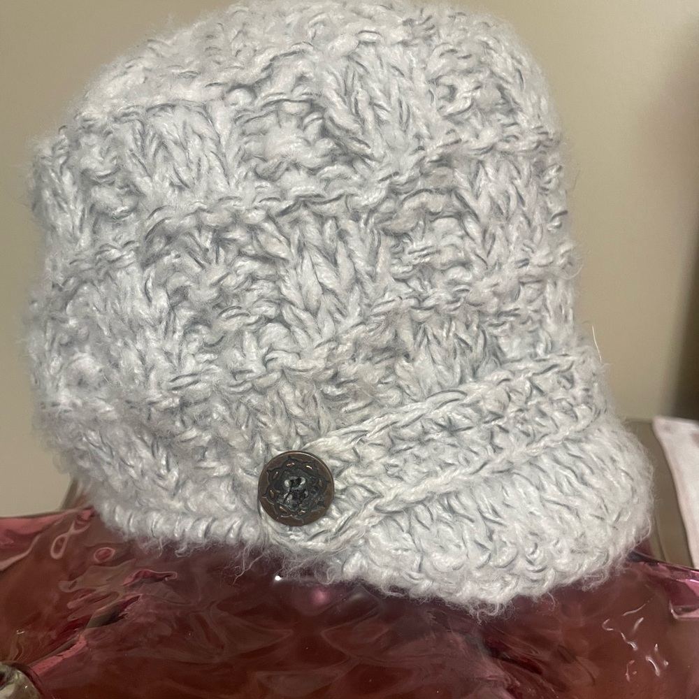 Dakine White Fleece Lined Beanie